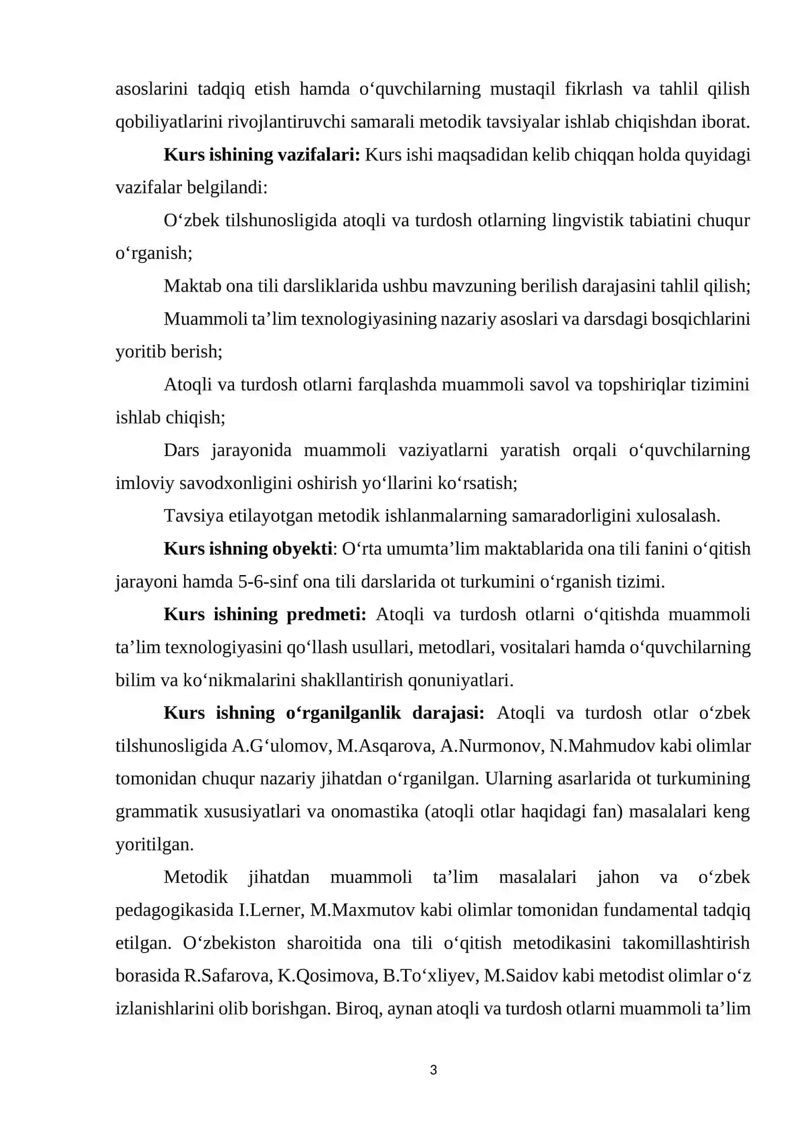ONA TILI DARSLARIDA ATOQLI VA TURDOSH OTLARNI O‘RGANISHNING NAZARIY ASOSLARI 3