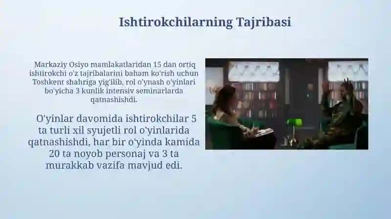 Syujitli-rolli o‘yinlar va sahnalashtirish markazi 3