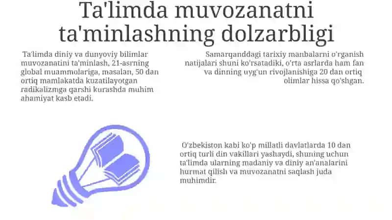 Dunyoviy va Diniy Bilimlar Mutanosibligining Ahamiyati 3