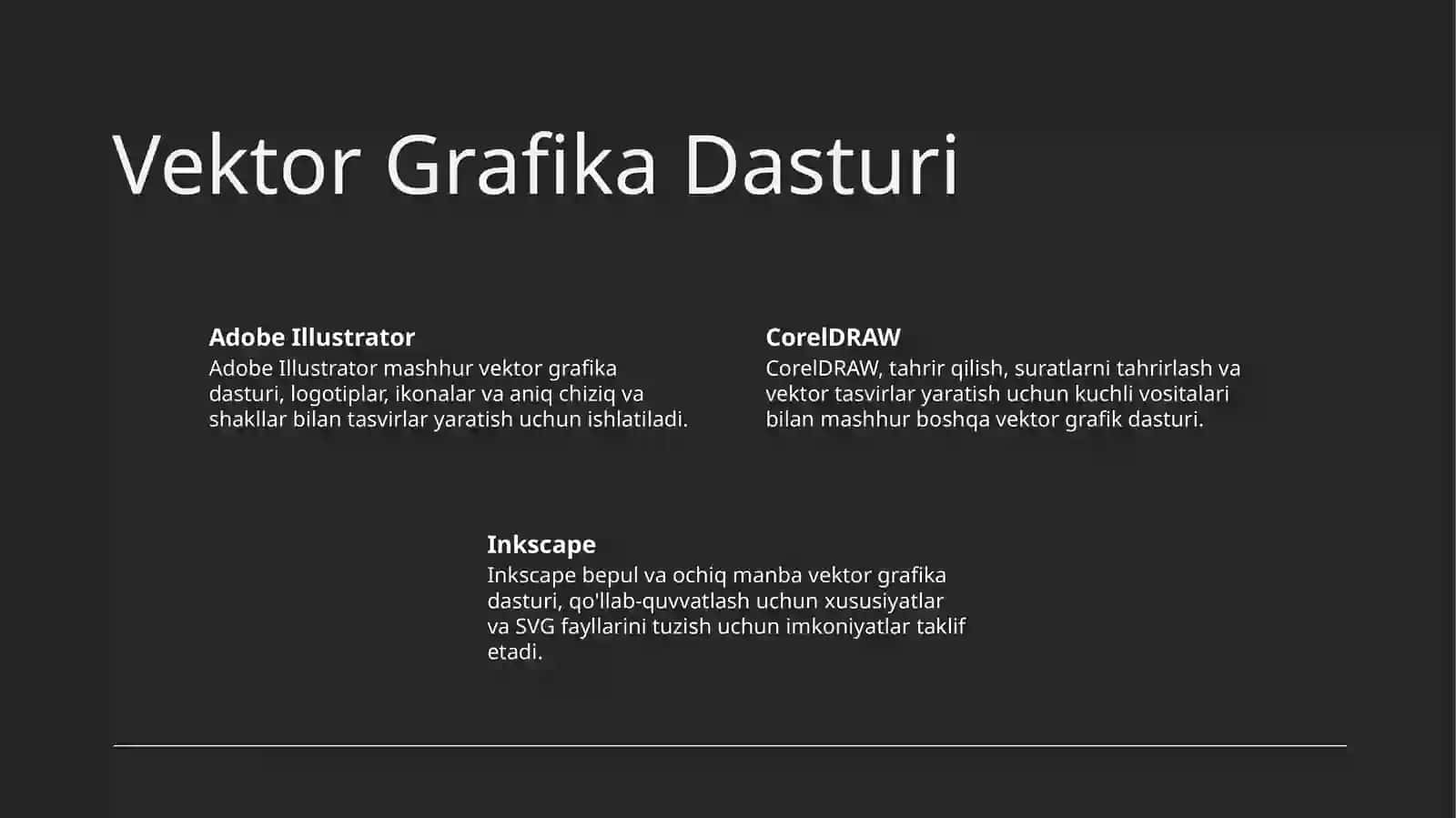 Grafik dasturlar turlari 3