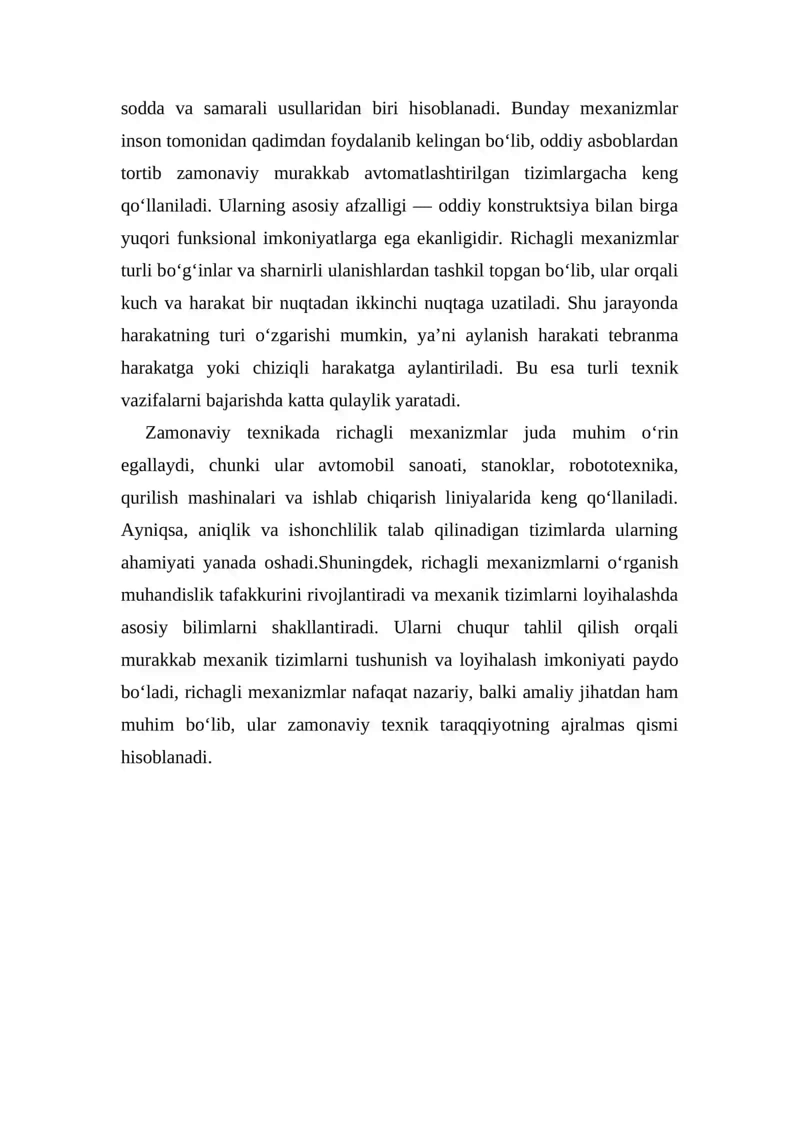 Richagli mexanizmlarini loyihalash 3