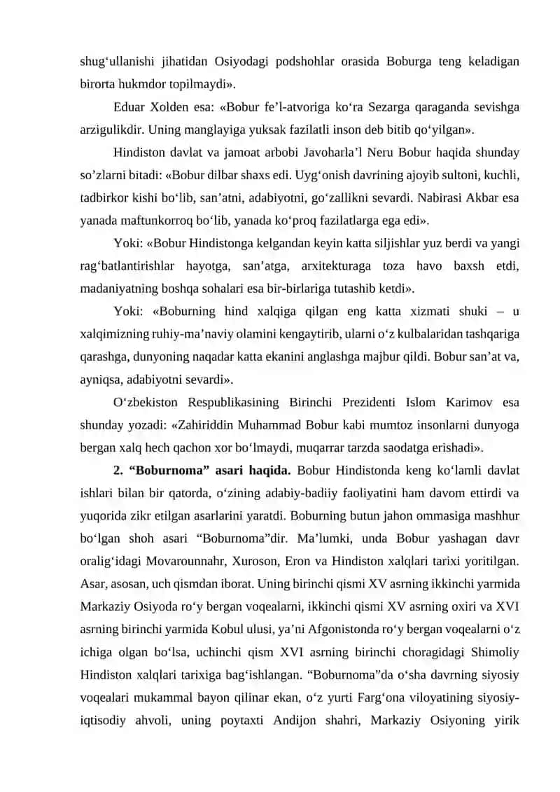 Zahiriddin Muhammad Boburning hayoti va faoliyati 3