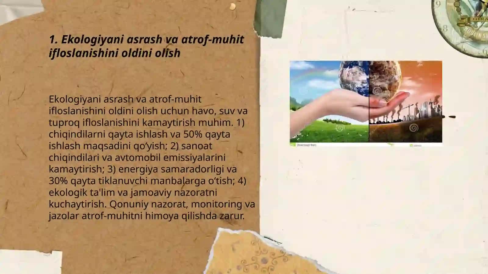 Ekologiyani asrash 3