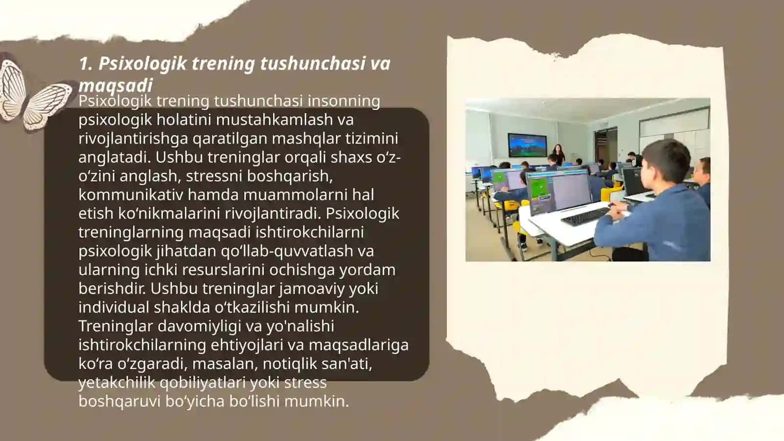 Psixologik treninglarni tashkil qilishning shartlari 3