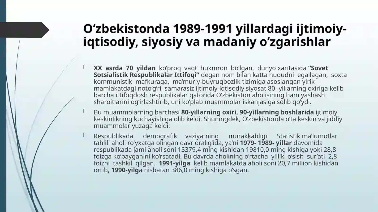 O‘zbekistondagi ijtimo​iy-siyosiy jarayonlar 3