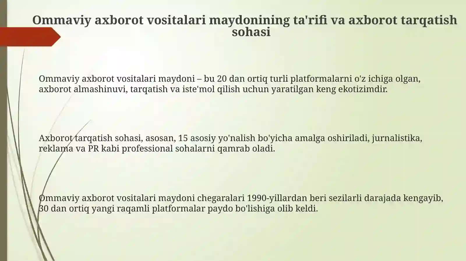 Ommaviy axborot vositalari maydoni 3
