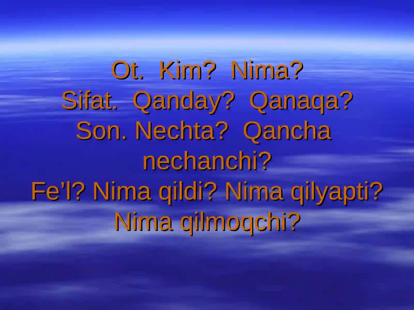 So`z turkumlari 3