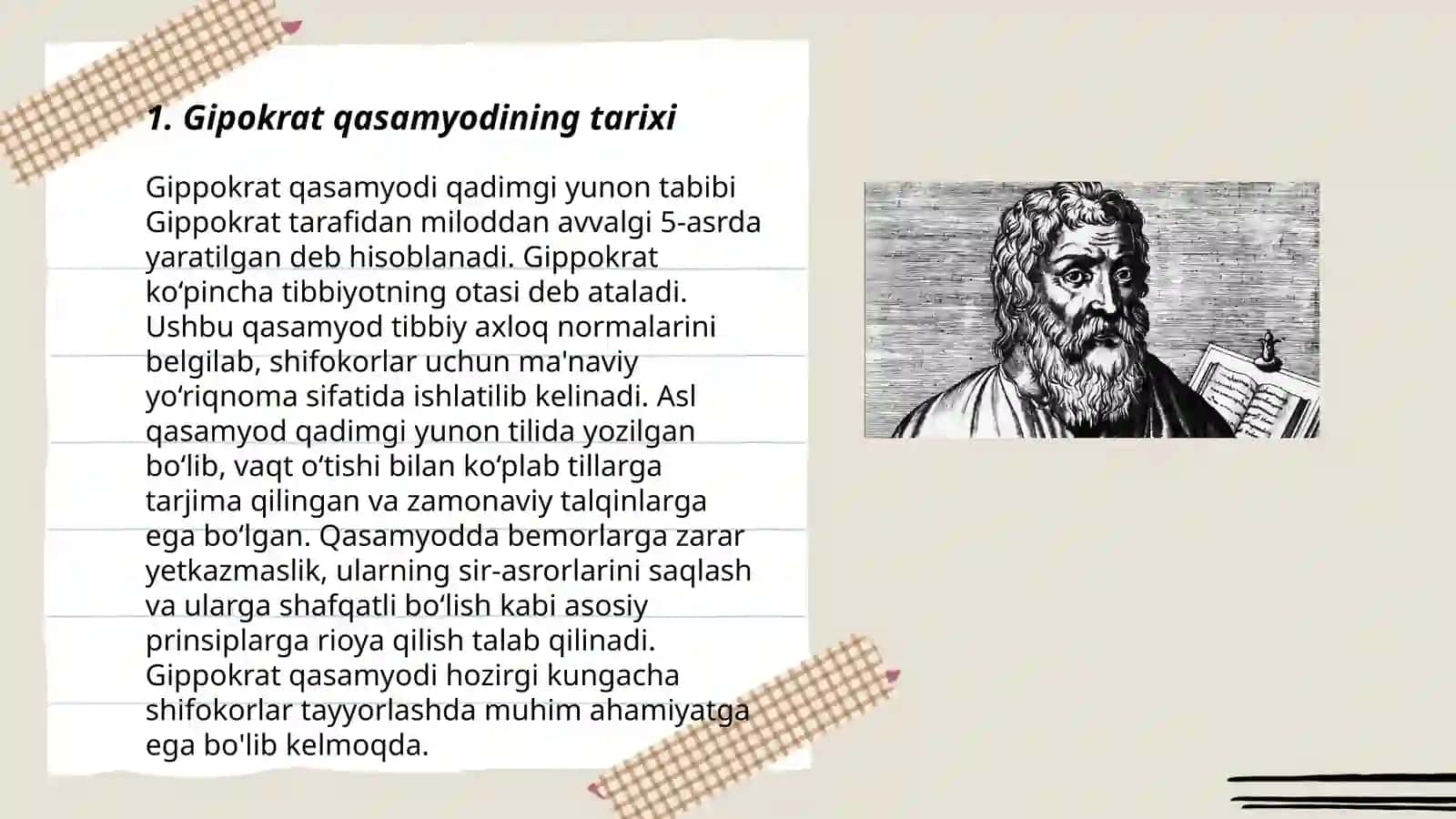 Gippokrat qasamyodi 3
