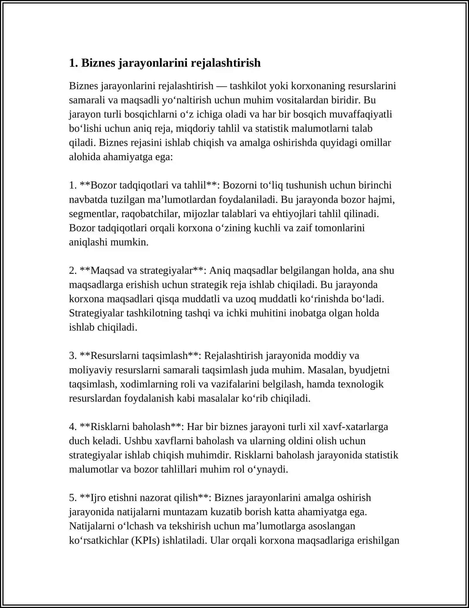 BIZNESNI BOSHQARISHNI O‘ZIGA XOS XUSUSIYATLARI 3