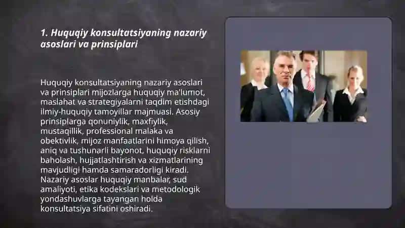 Huquqiy konsultatsiya va muzokaralarni muvaffaqqiyatli olib borish metodikasi 3