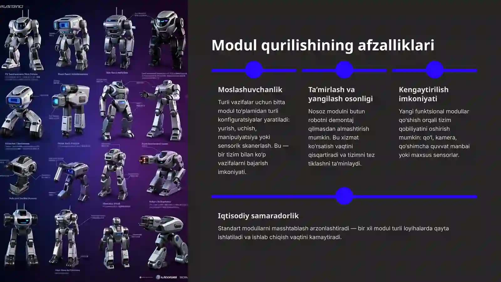 Robotning modul qurish printsipi 3