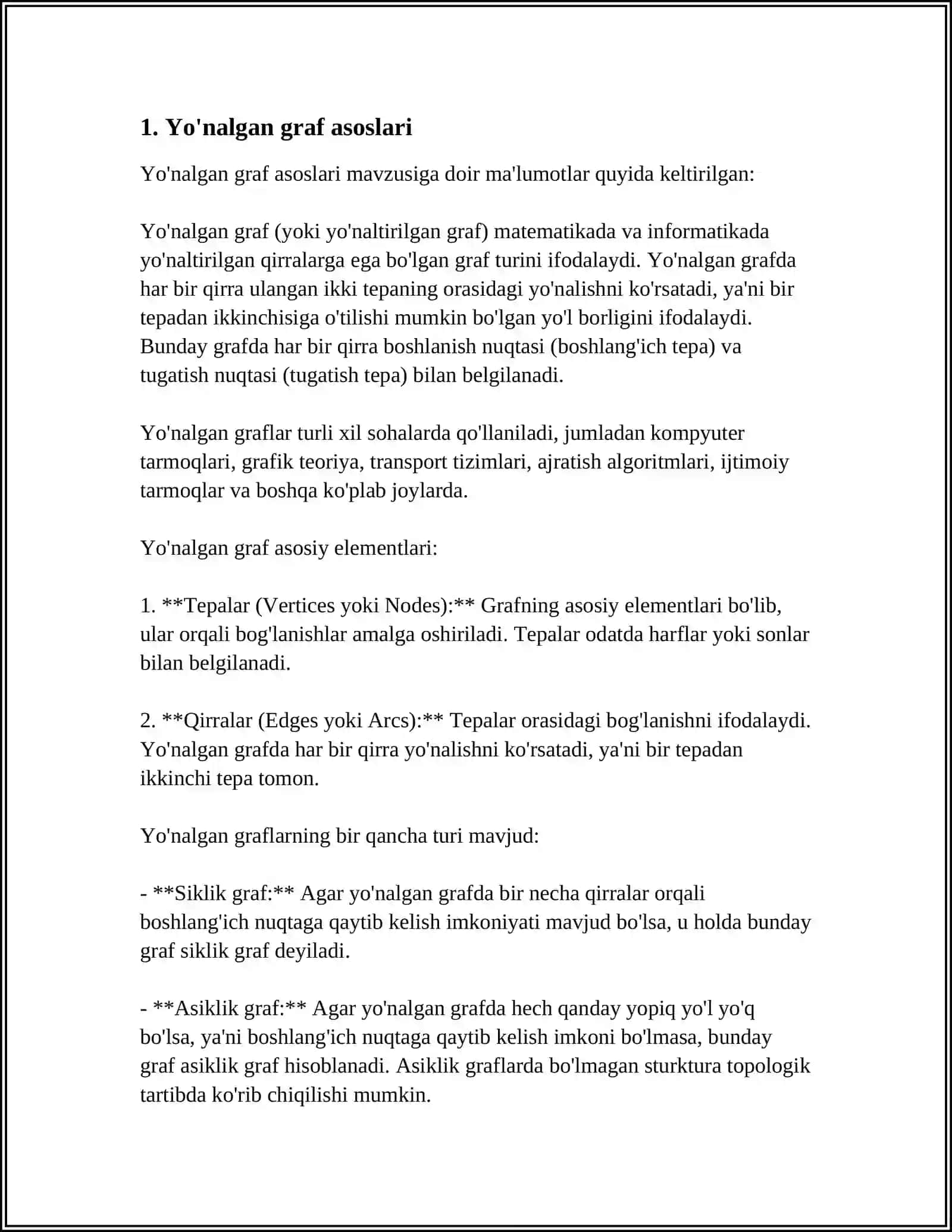 GRAGNING TURLI XIL TURLARI (YO'NALGAN,YO'NALMAS,OG'IR) 3