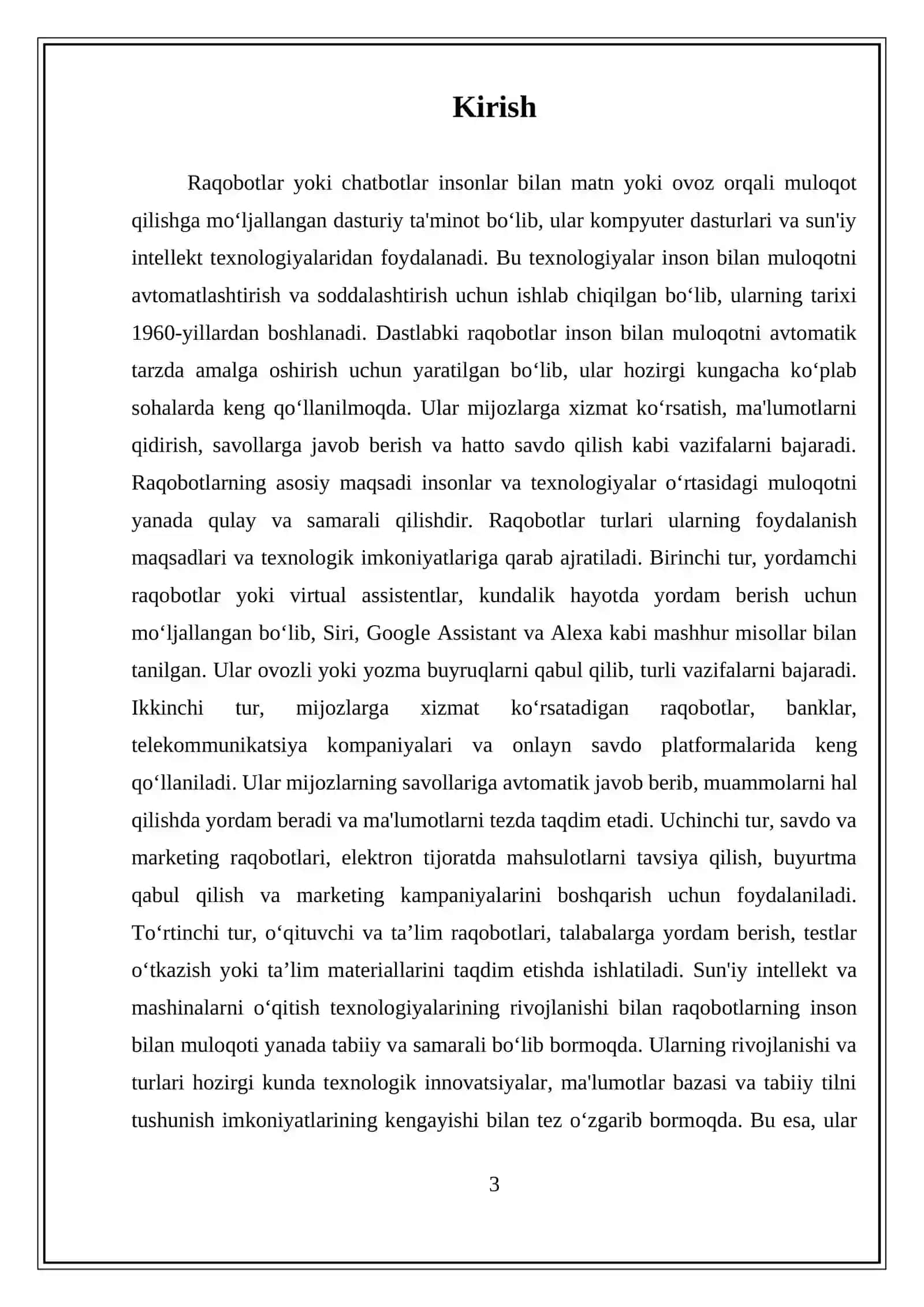 Raqobotlar va ularning funktsiyalari 3