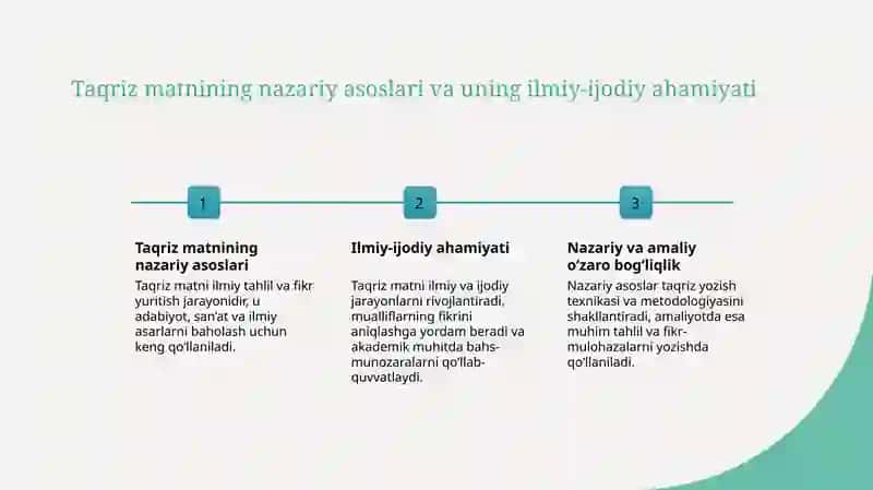 Taqriz matni 3