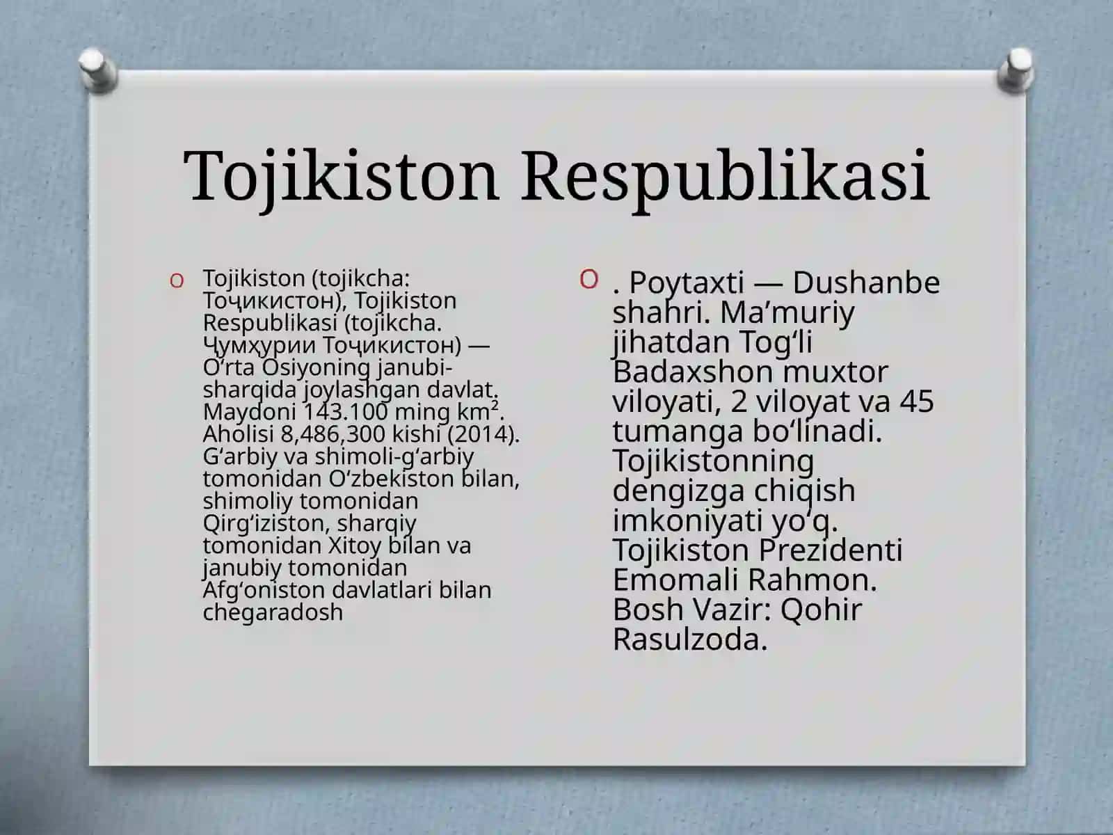 Tojikiston Respublikasi bojxonasiyo sati 3