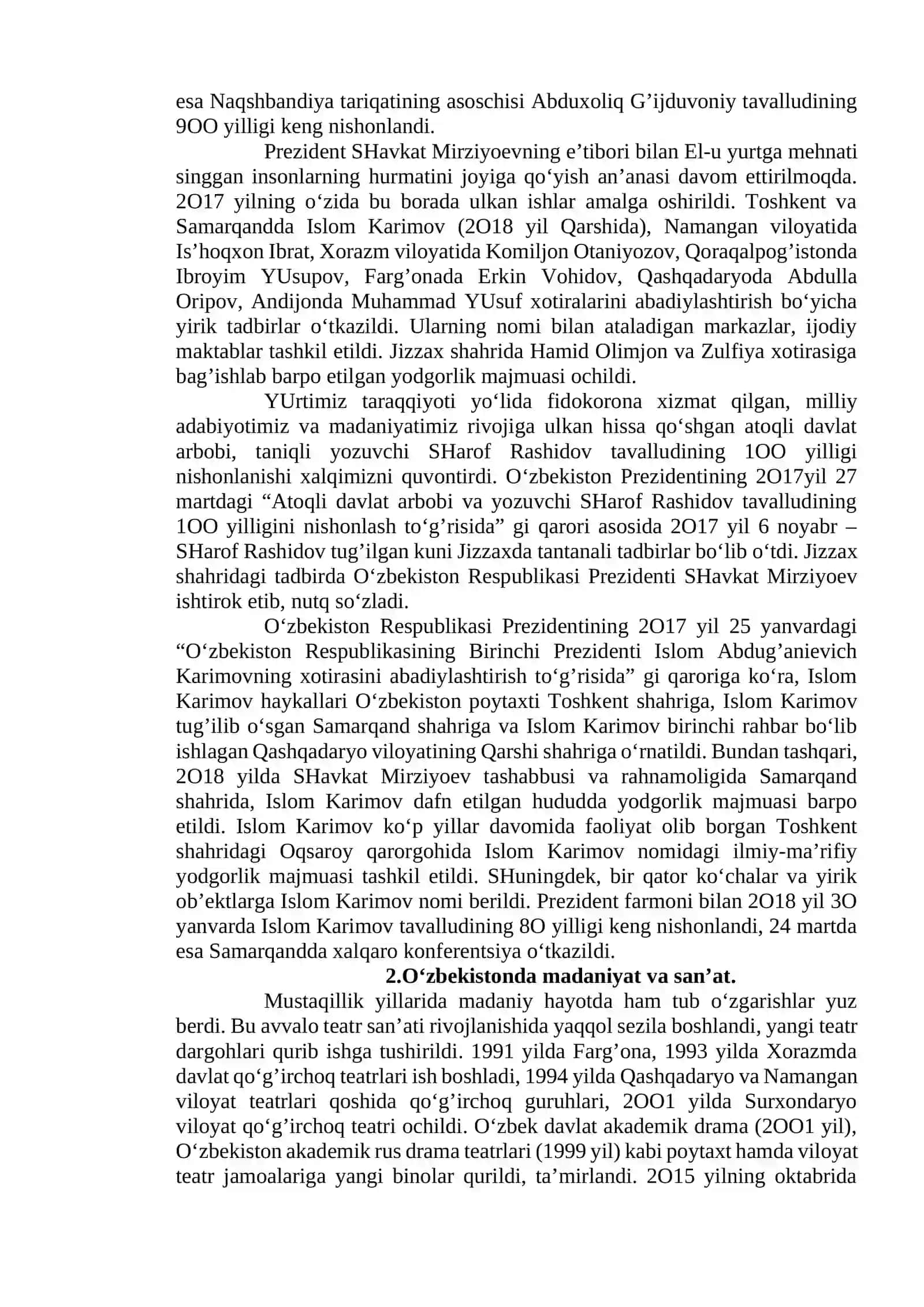 O‘zbekistondagi Ma’nаviy va Mаdаniy Tаrаqqiyot 3