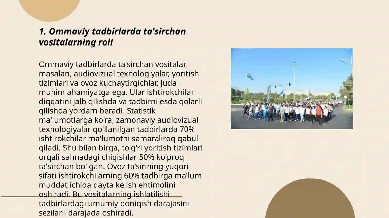 Ommaviy va sport tadbirlarida ta'sirchan vositalar 3