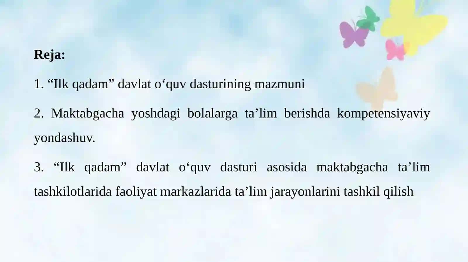 Ilk qadam davlat o‘quv dasturi 3