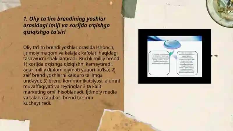 O‘zbekistonda yoshlar orasida xorijda o‘qishga bo‘lgan qiziqishning marketing omillari tahlili 3