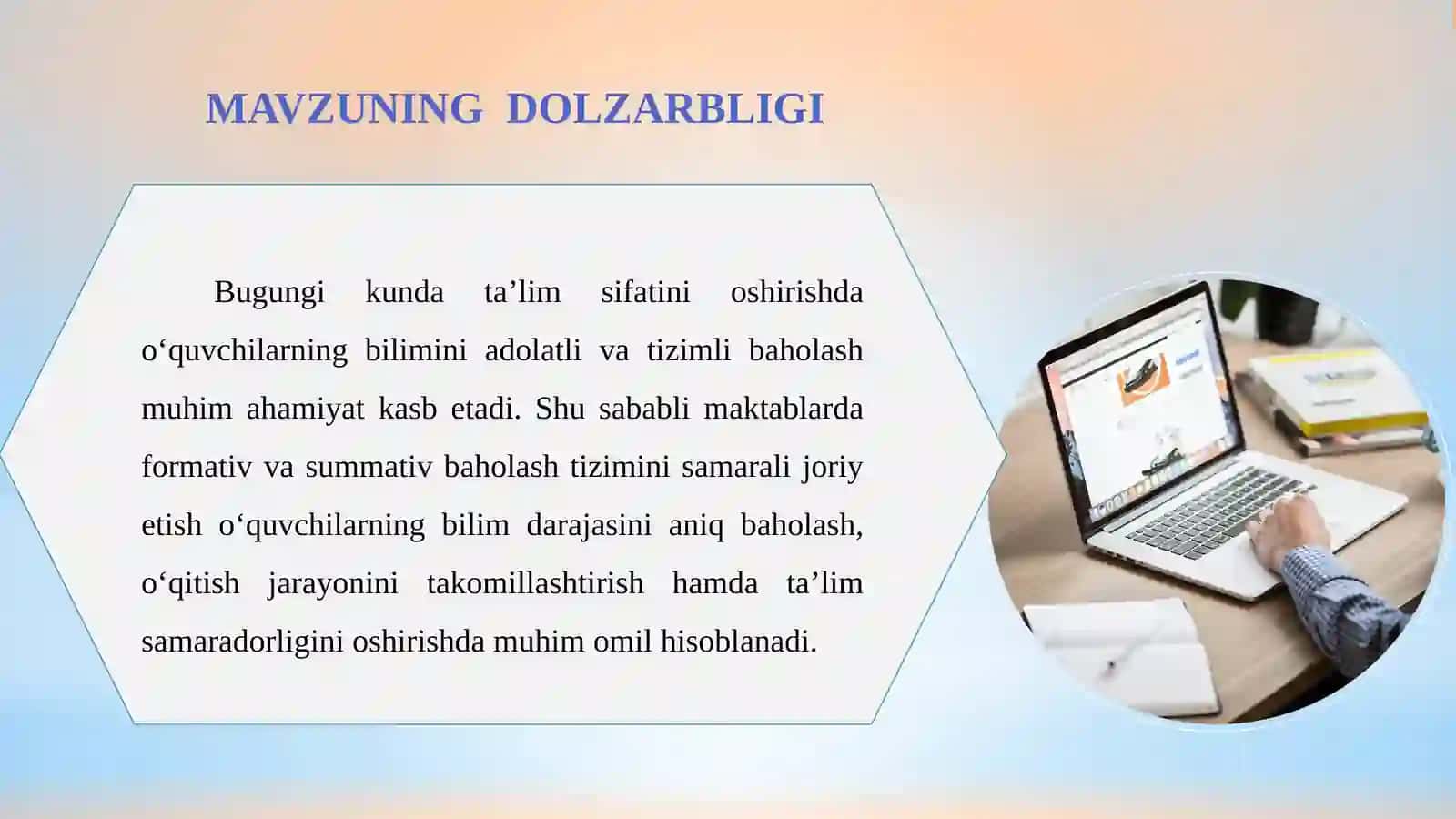 Maktabda formativ va summativ baholash tizimini samarali joriy etish 3