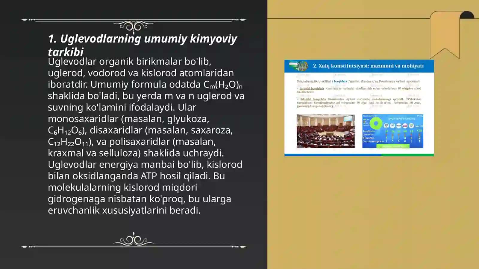 Ozuqa tarkibidagi uglevodlarni aniqlash. Ayrim aminokislatalarning almashinuv reaksiyalari 3
