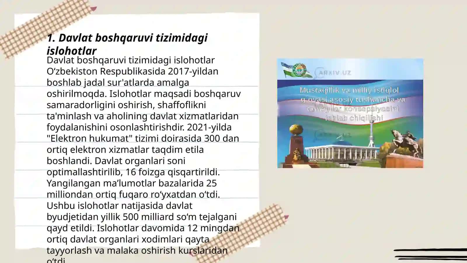 Mustaqillik yillarida Dallas boshqaruvi tizimida amalga oshirilgan islohotlar 3