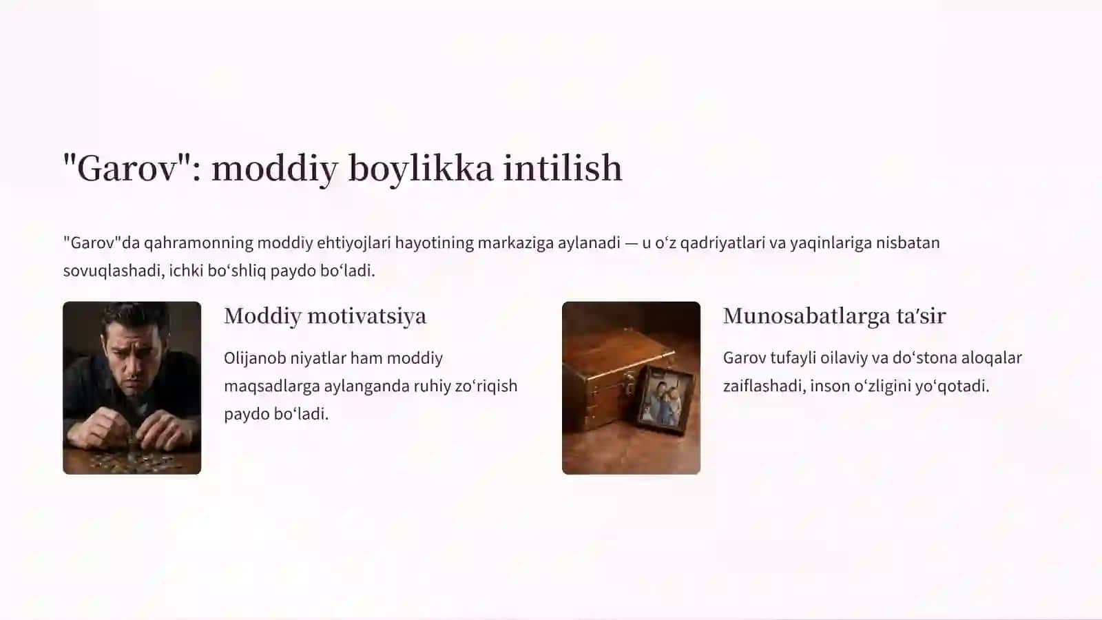 Inson ruhiyatida moddiy va ma'naviy talablarning aks etishi 3