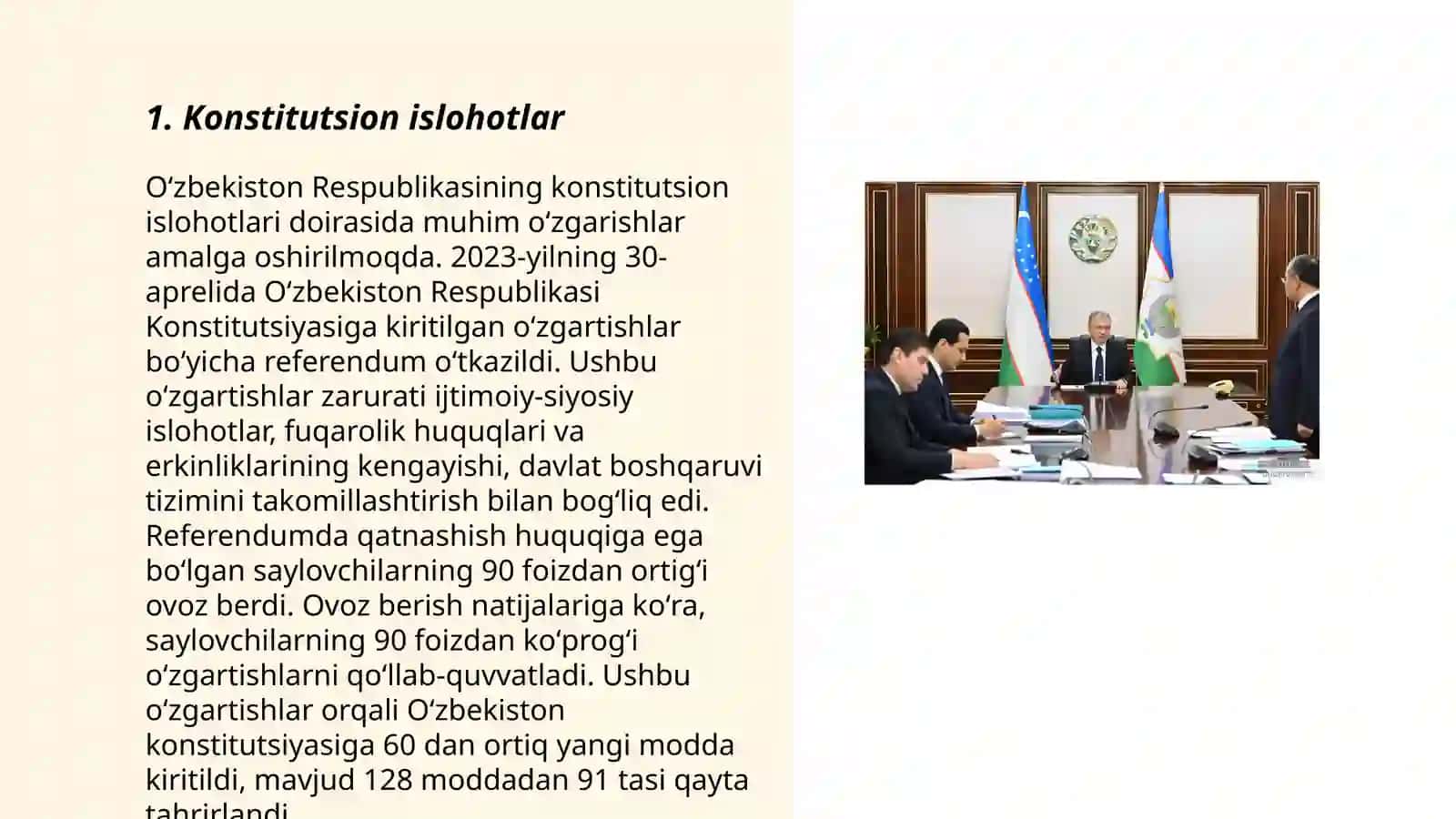 Konstitutsion islohotlar 3