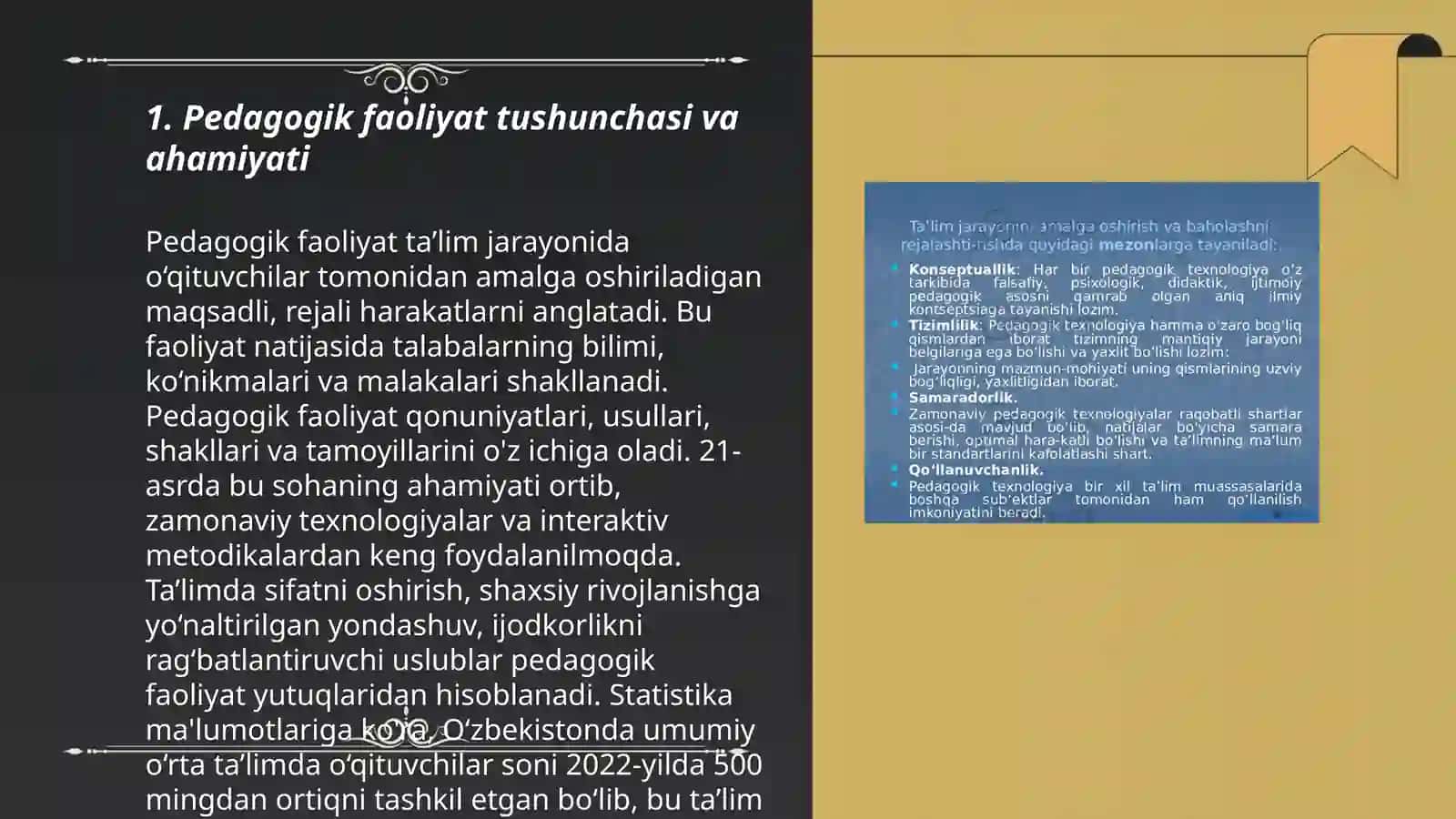 Pedagogik faoliyatni ilmiy tashkil etish 3