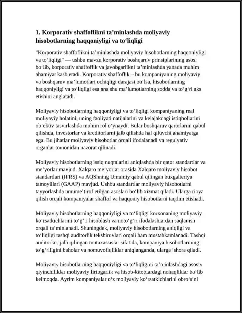 KORPORATIV SHAFFOFLIK VA HISOBDORLIK 3