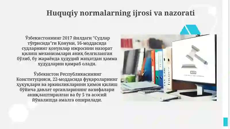 Huquq tizimi va huquqiy tizim 3
