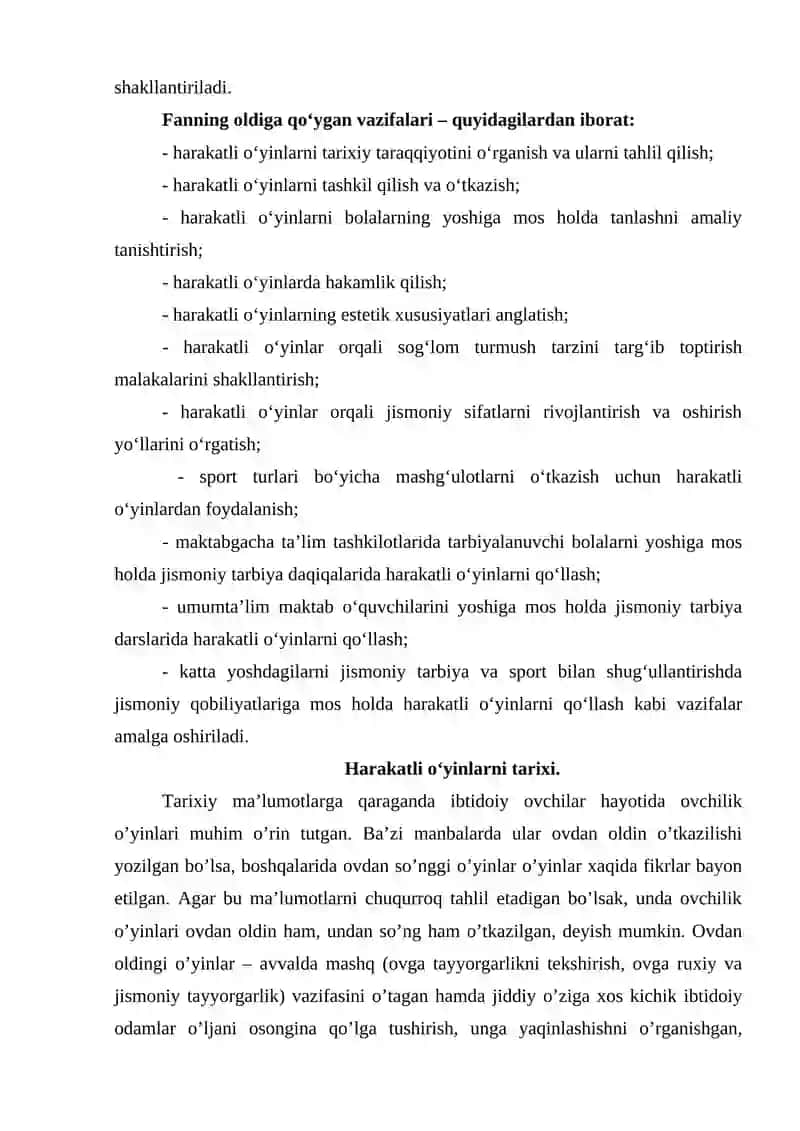 Harakatli o’yinlarni o’qitish metodikasi 3