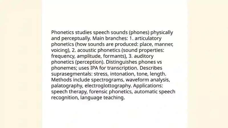 General Linguistics Notions 3