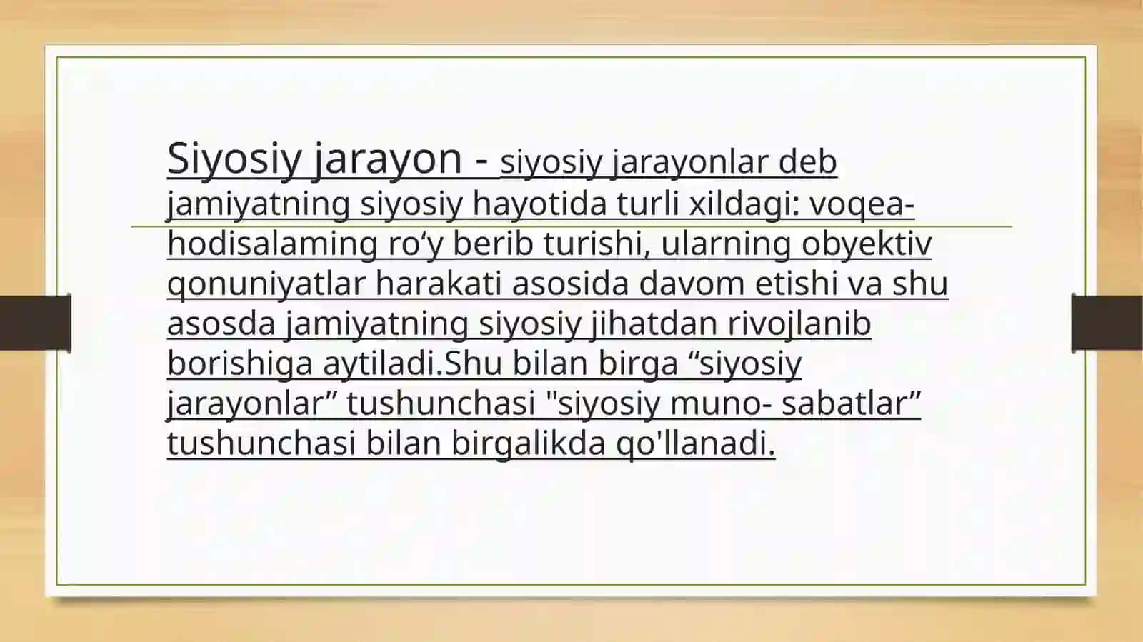 Siyosiy jarayon va siyosiy ishtirok. 3