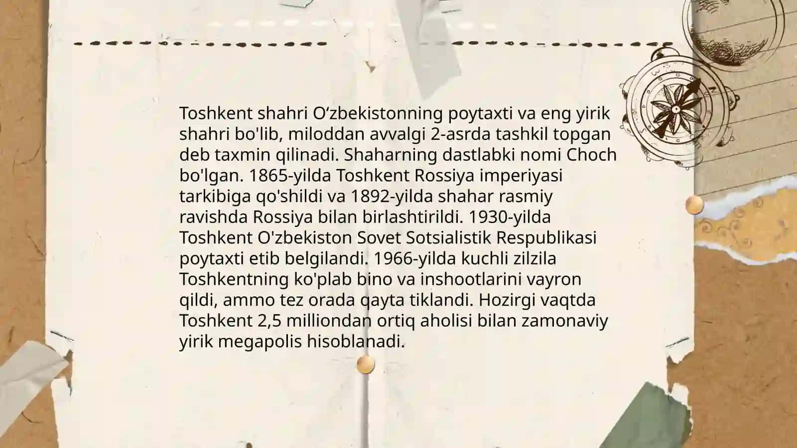Toshkentning Tarixi 3