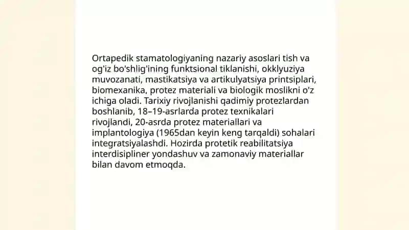 Ortapedik stamatologiya 3