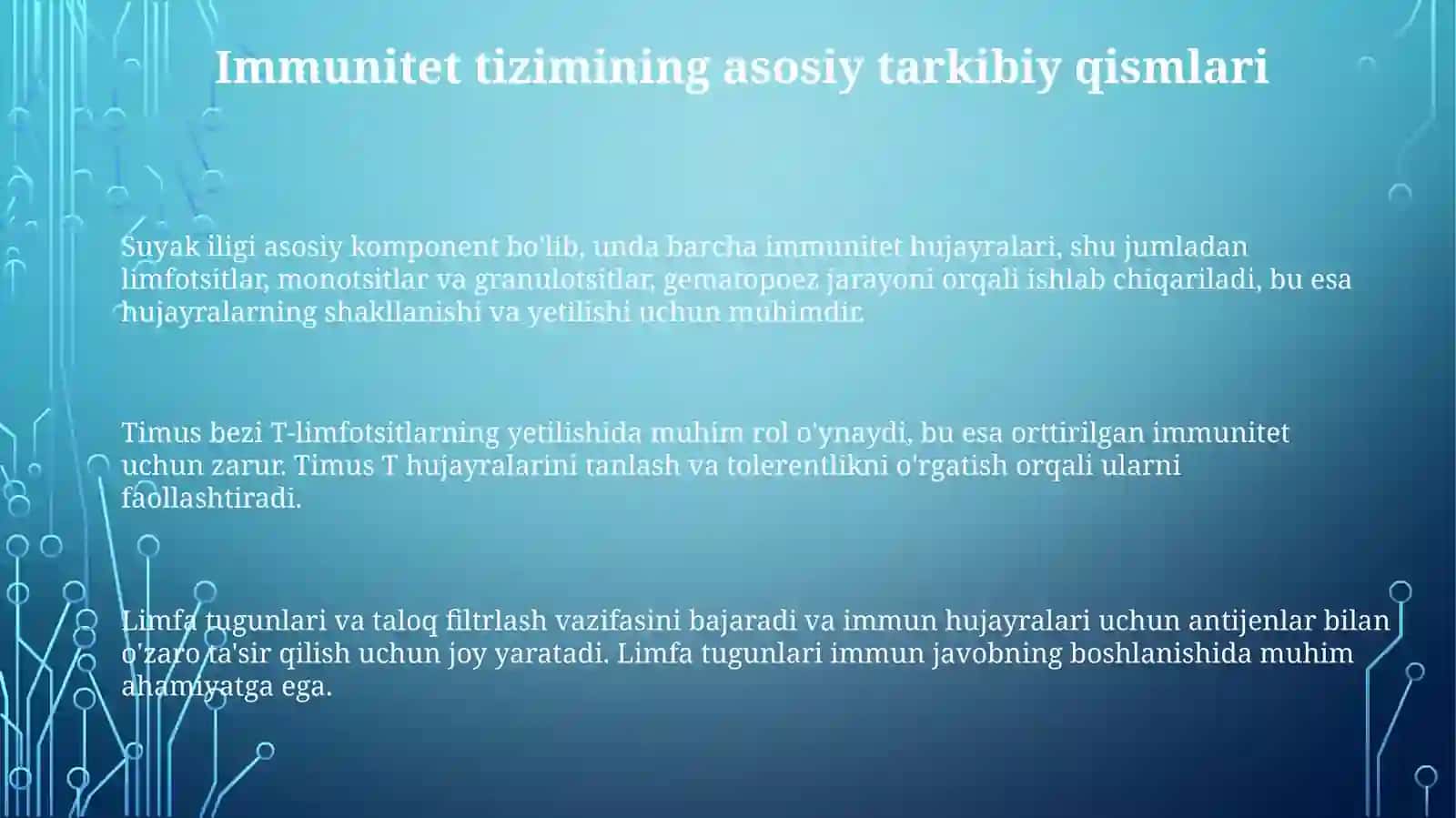 Organizimning immuntizimi 3