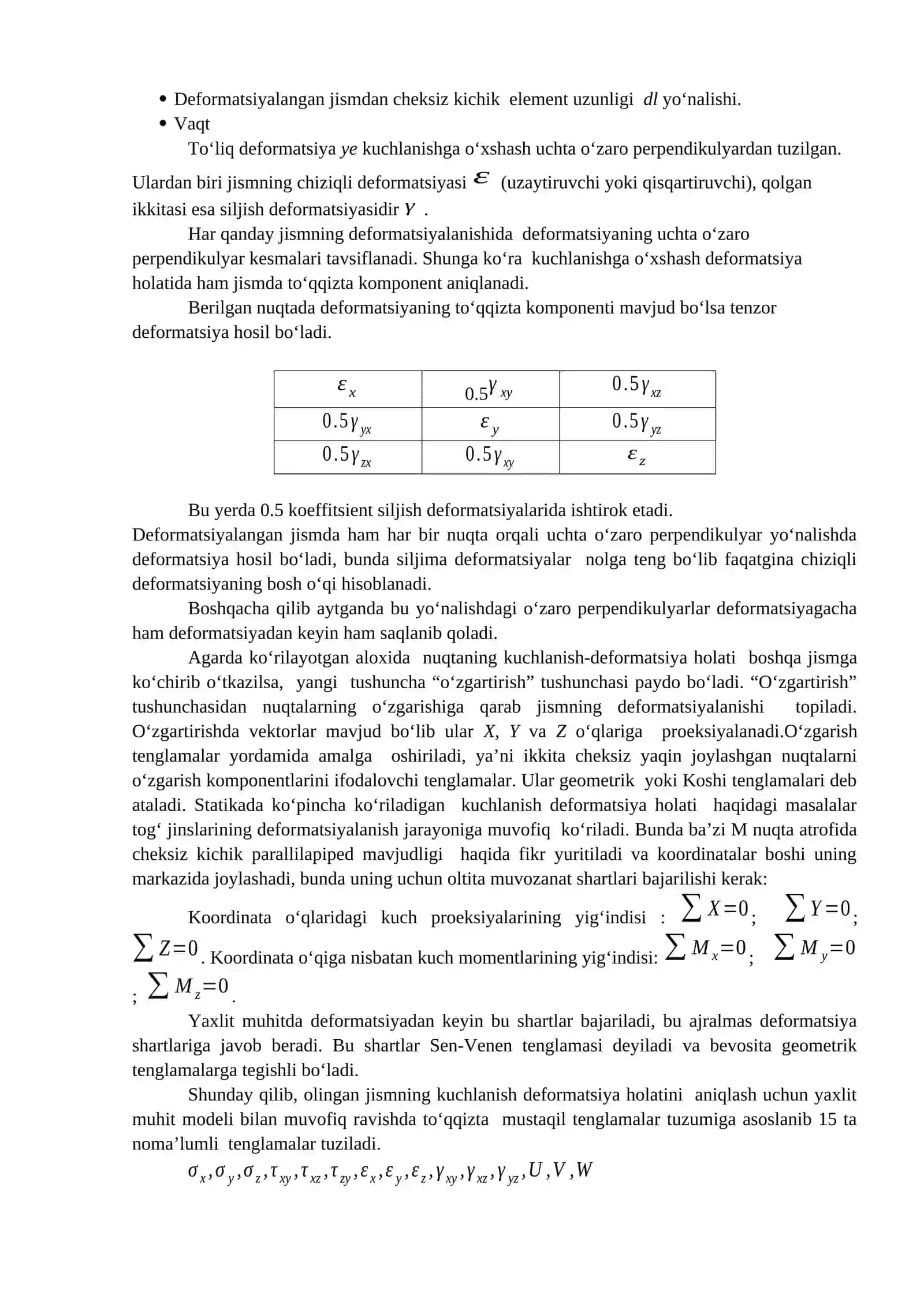 Geomexanika fanining asosiy tushunchalari 3