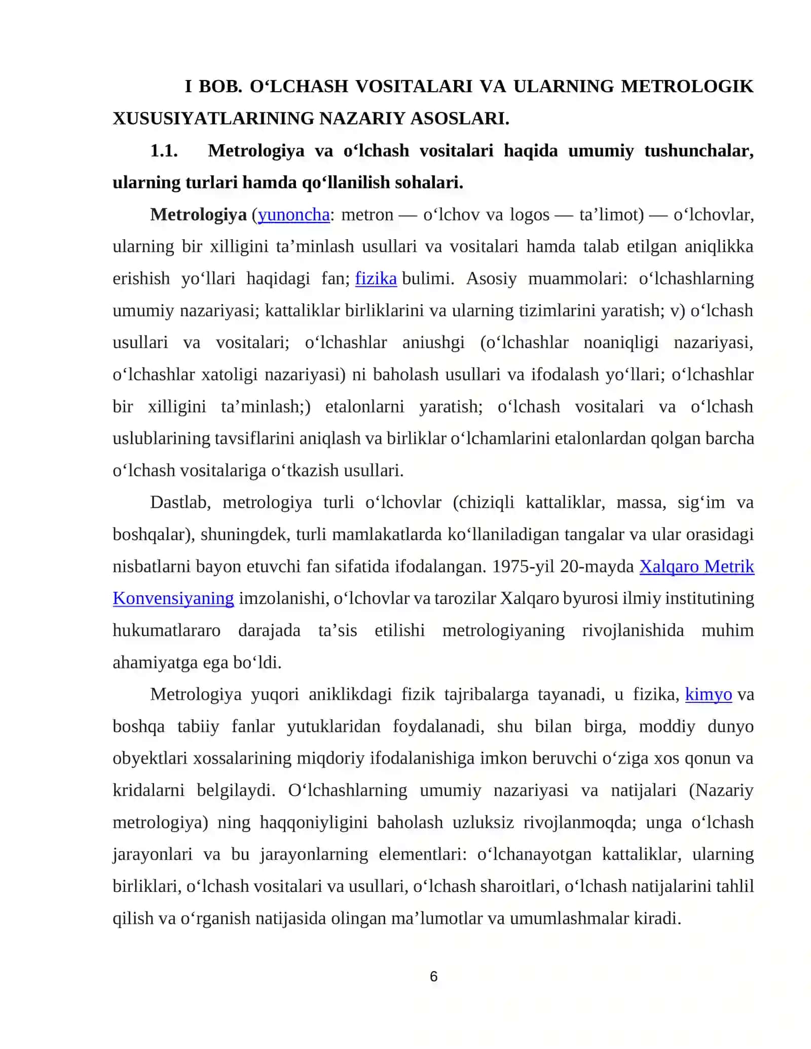 O‘LCHASH VOSITALARINING METROLOGIK XUSUSIYATLARINI TADQIQ QILISH 3