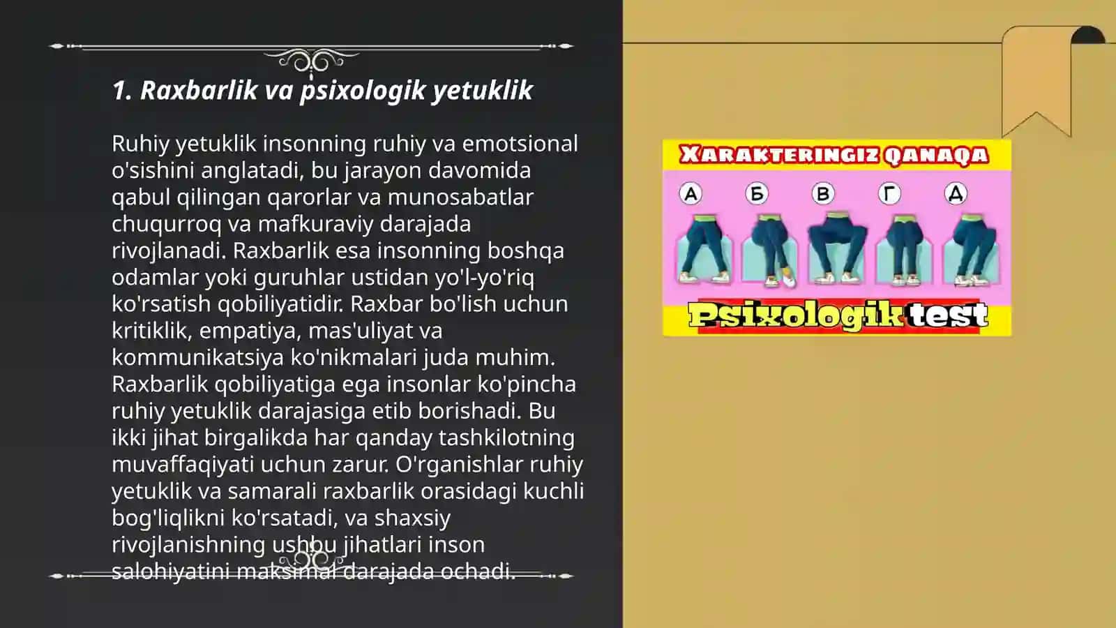 Raxbar kadrlar psixologik yetukligini shakllantirish 3