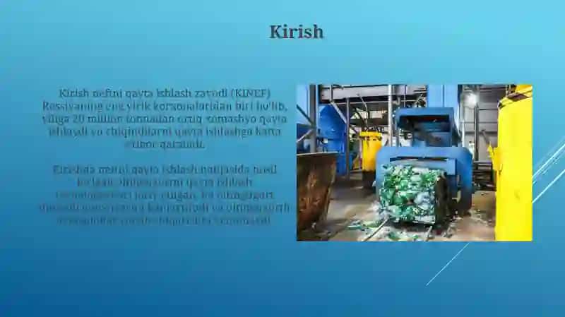 Sanoat chiqindilarini qayta ishlash texnologiyalari 3