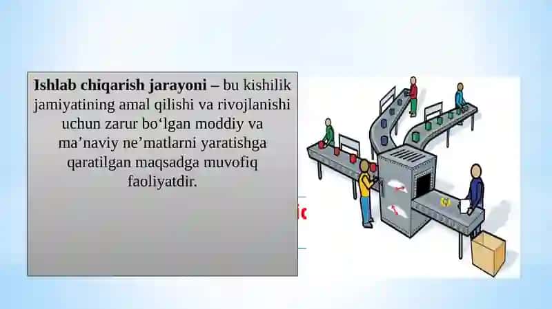Ishlabchiqarish jarayonining mazmuni 3