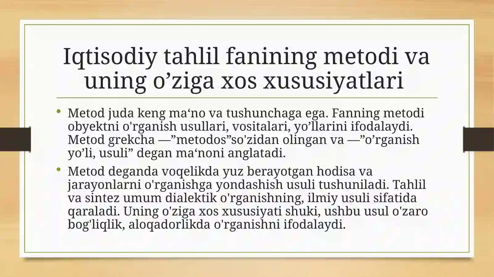 IQTISODIY TAHLILNING METODI VA USULLARI 3