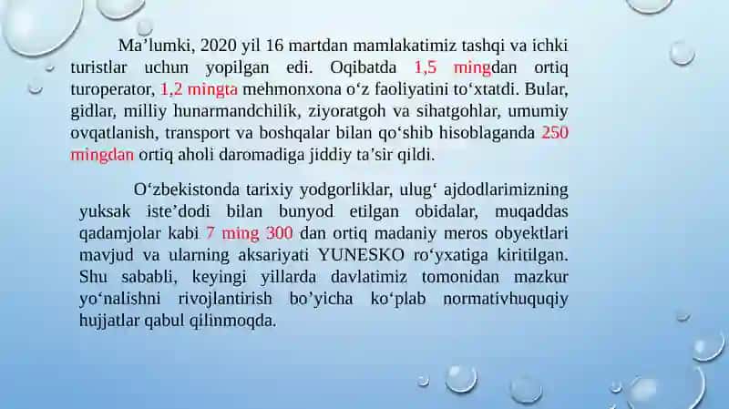 TURIZMNING IJTIMOIY VA MADANIY TA’SIRI 3