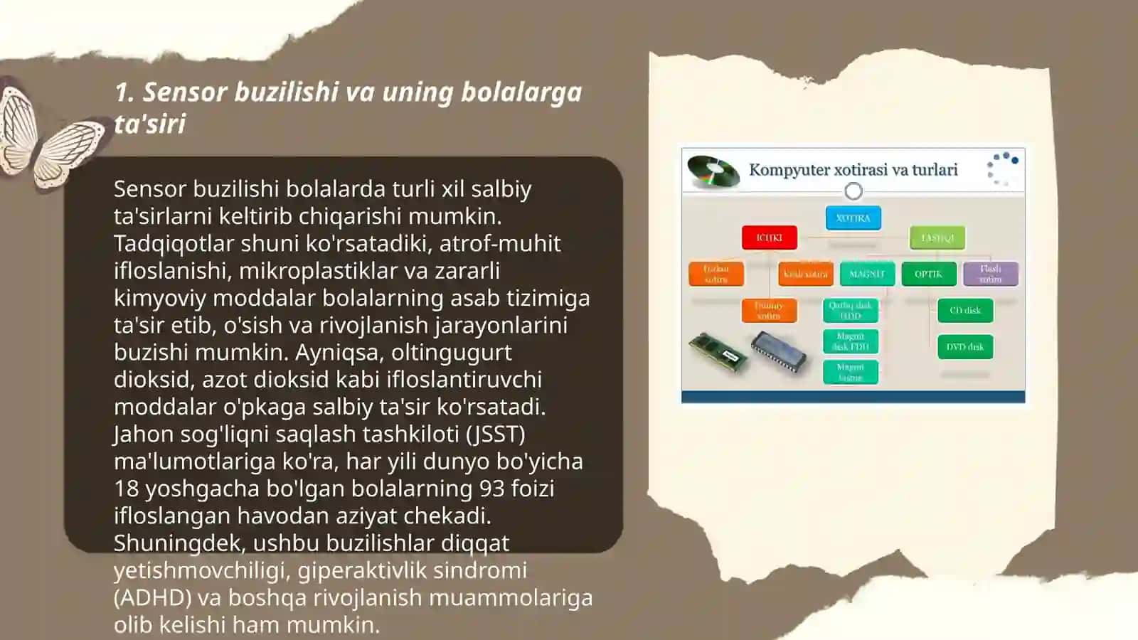 Sensor buzilishi bo'lgan bolalar bilan korreksion ishda sensor integratsiya texnologiyalarini qo'llash, Sensorli integratsiya doirasidagi korreksion ish usullari, Sensor parhez 3