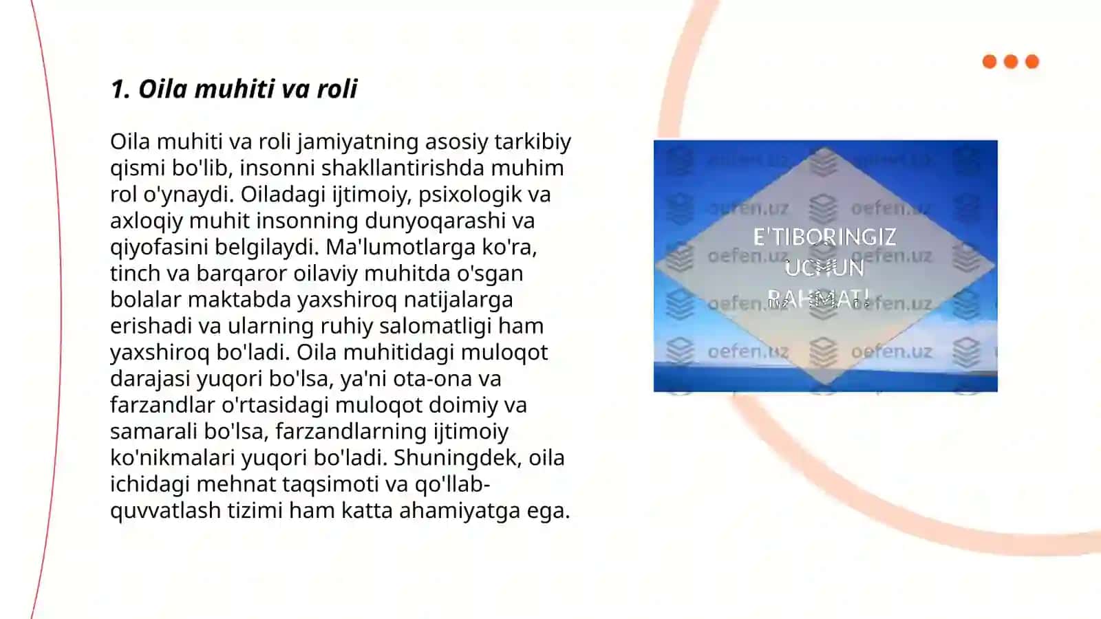 Bolalarga tarbiyaviy ta'sir etuvchi omillar 3