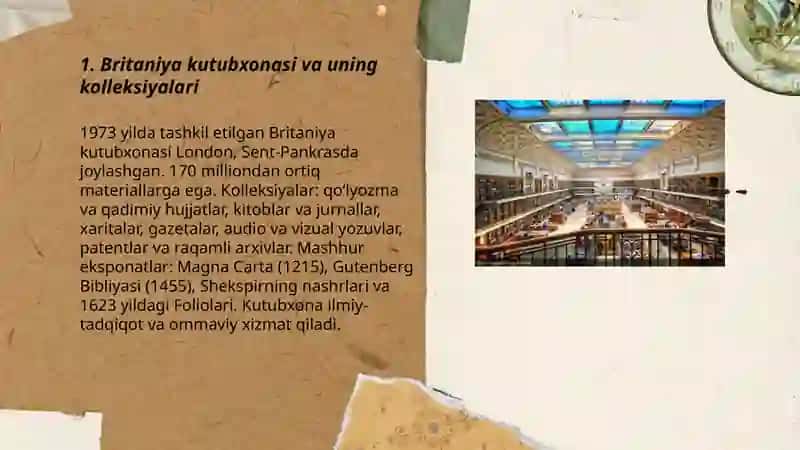 Britaniya kutubxonasi va uning kolleksiyalari 3