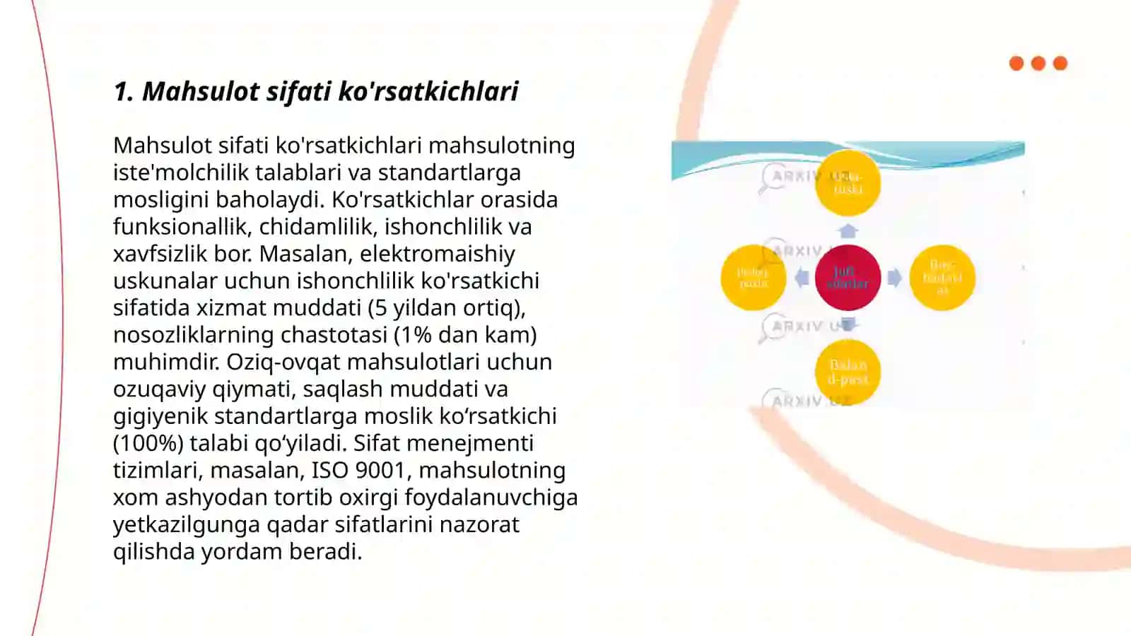 Mahsulot sifati darajasini baholash 3