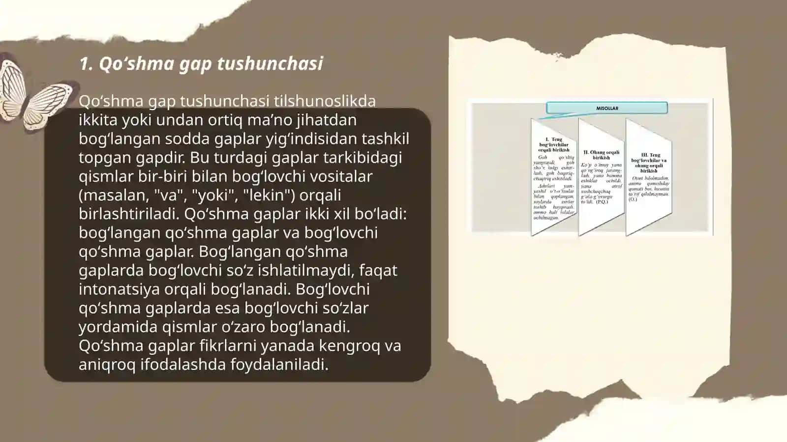 Qoʻshma gaplar haqida taqdimot 3