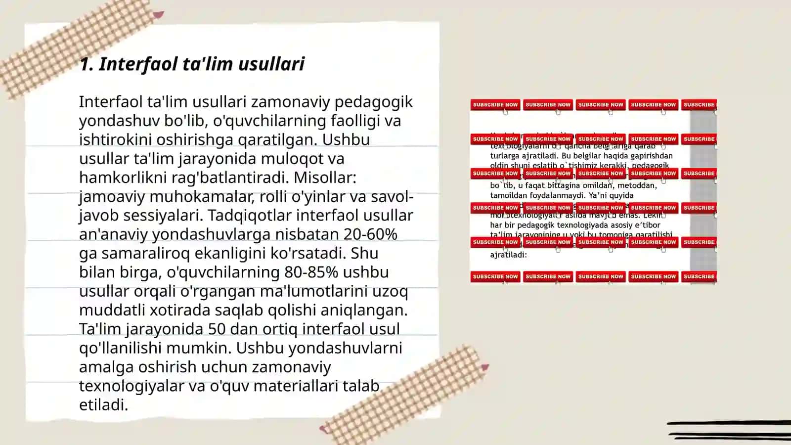 Interfaol ta'lim usullari 3